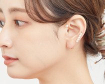 パールフレームイヤーカフ