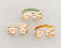 アクリルラインイヤーカフ
