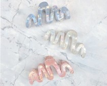 アクリルウェーブバンスクリップ